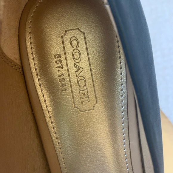 Black/Black-white Coach heels - Picture 4 of 10